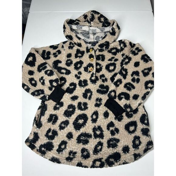 ADRIENNE VITTADINI SHERPA HOODIE SWEATSHIRT Size M - Picture 6 of 14